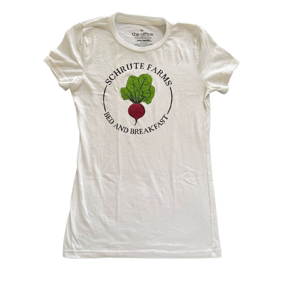 The Office XS women’s Dwight Schrute beet farm advertising funny novelty comedy